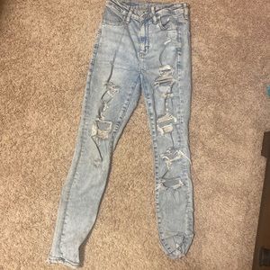american eagle ne(x)t level stretch jeans, high waisted jegging